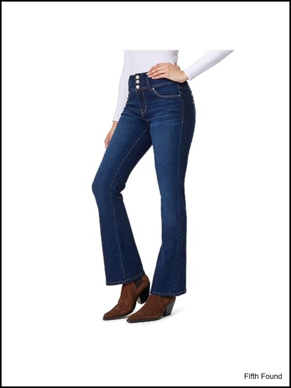 Sassy Bootcut High Rise Insta Soft Jeans Stretch Denim